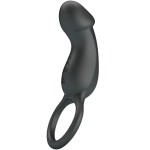 PRETTY LOVE - ANELLO ANALE E VIBRATORE WARREN BLACK